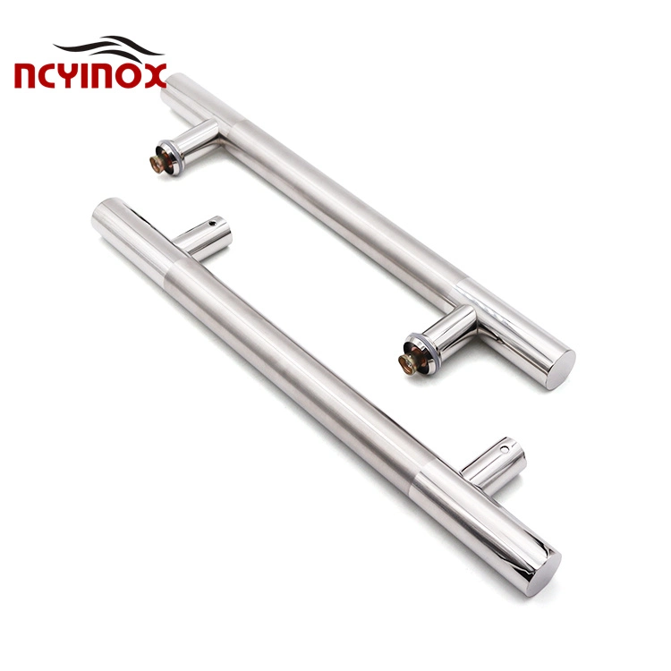 High Quality Anti-Rust Stainless Steel Pull Push Door Handle for Glass Wooden Modern Commercial Door