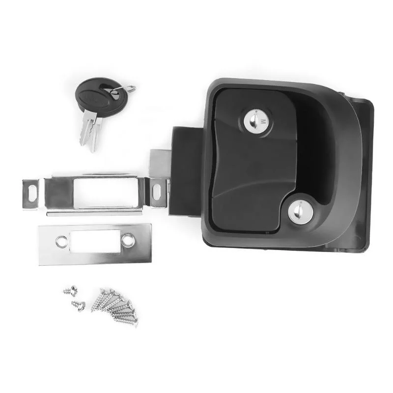 RV Paddle Door Handle RV Door Lactch Entry Door Handle Camper (Trailer) Front Door Handle Door Knob Deadbolt