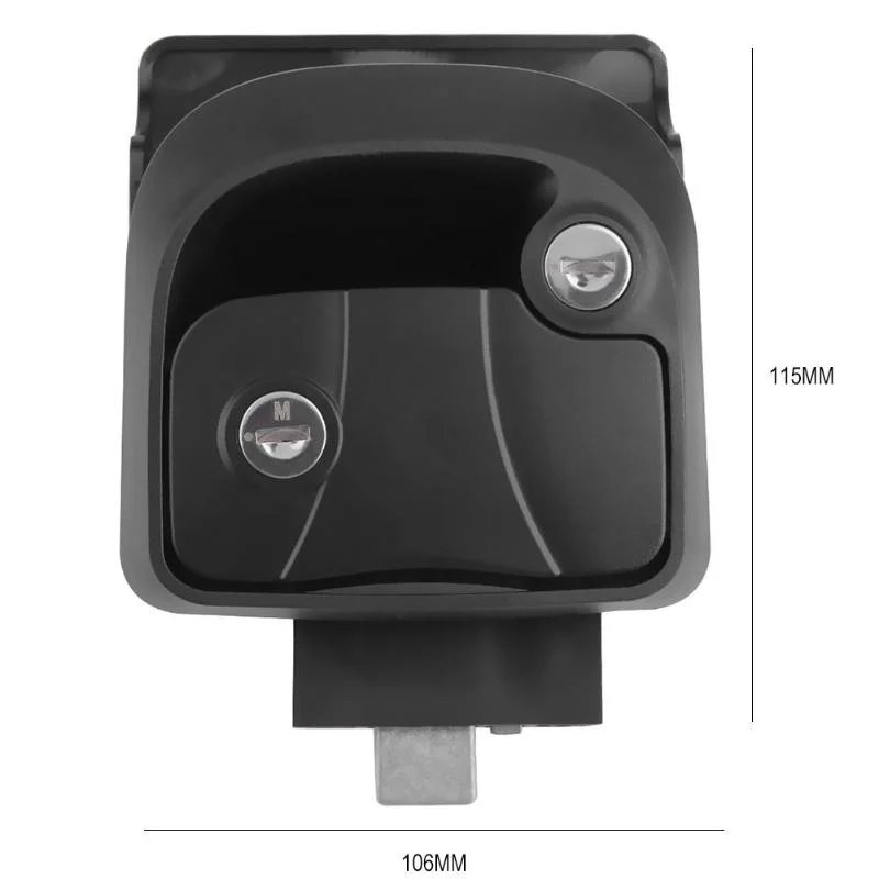 RV Paddle Door Handle RV Door Lactch Entry Door Handle Camper (Trailer) Front Door Handle Door Knob Deadbolt