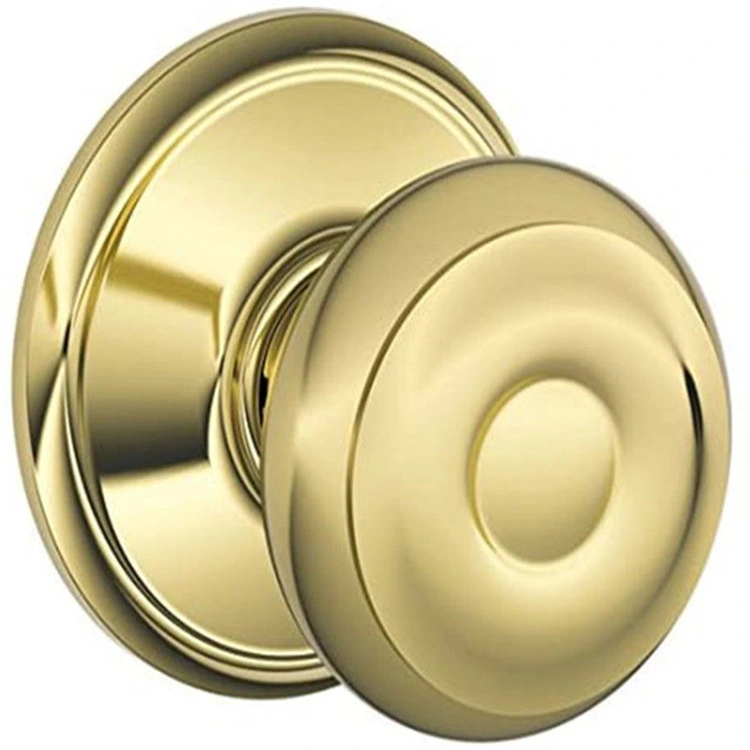 Traditional Round Privacy Knob in Polished