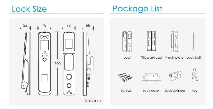 Multi-Biometric Smart Door Lock Auto Unlock Facial and Palm Verification