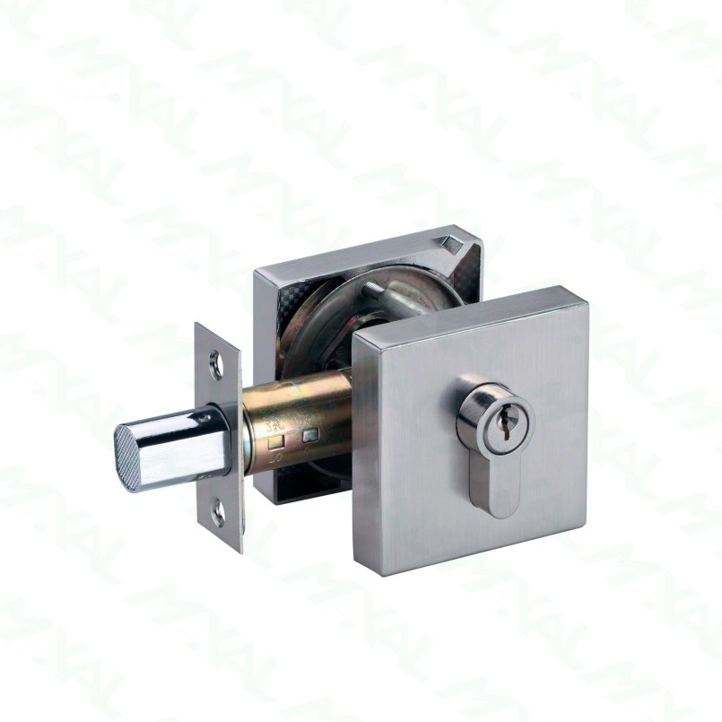 High Security Double Deadbolt Square Wooden Door Double Cylinder Lock