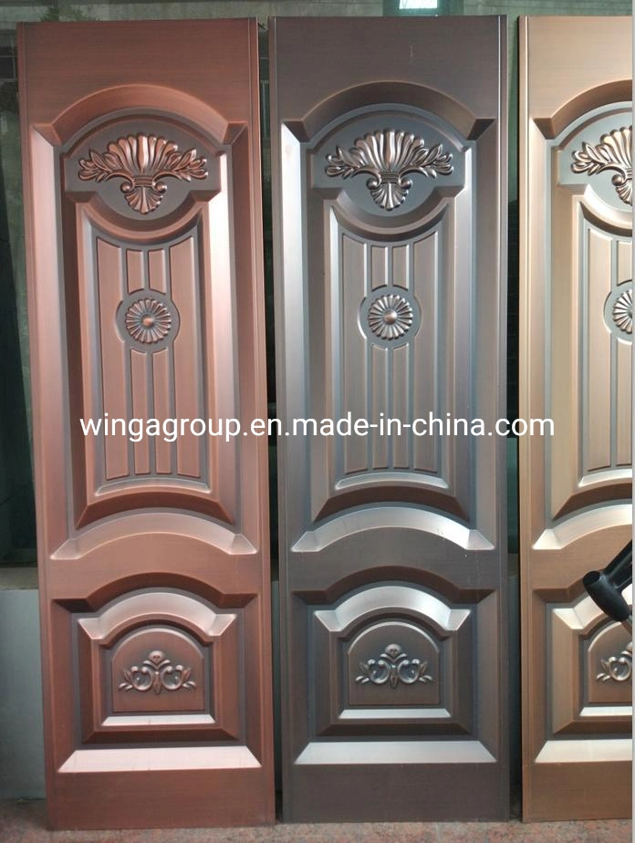 Villa Popular Outside Steel Alloy Security Metal Copper Door W-Stz-11