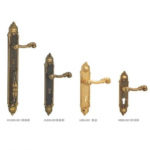 New Model Classical Brass Mortise Door Lock Handle