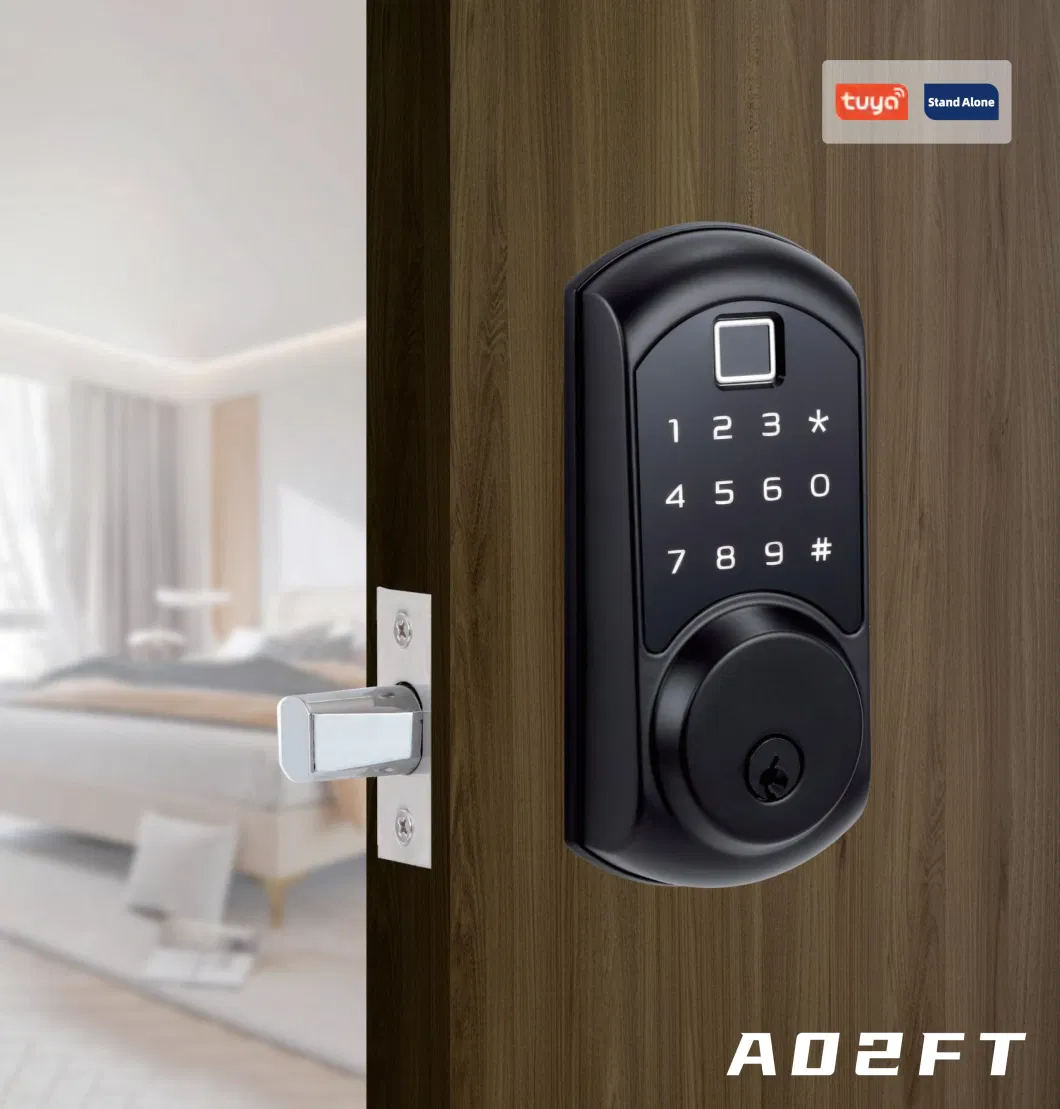 American Standard Keyless Entry Keypad Wireless Digital Password Fingerprint Smart Lock Tuya WiFi