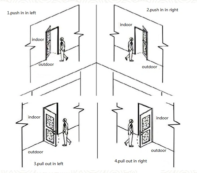 Main Luxury Aluminum Casting Door Designs Double Swing Open Steel Door 2 Leaves