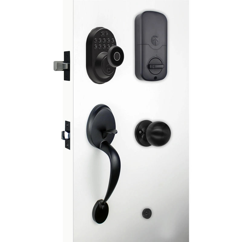 Tuya APP Fingerprint Entrance Lock for 35-45mm Door Thickness