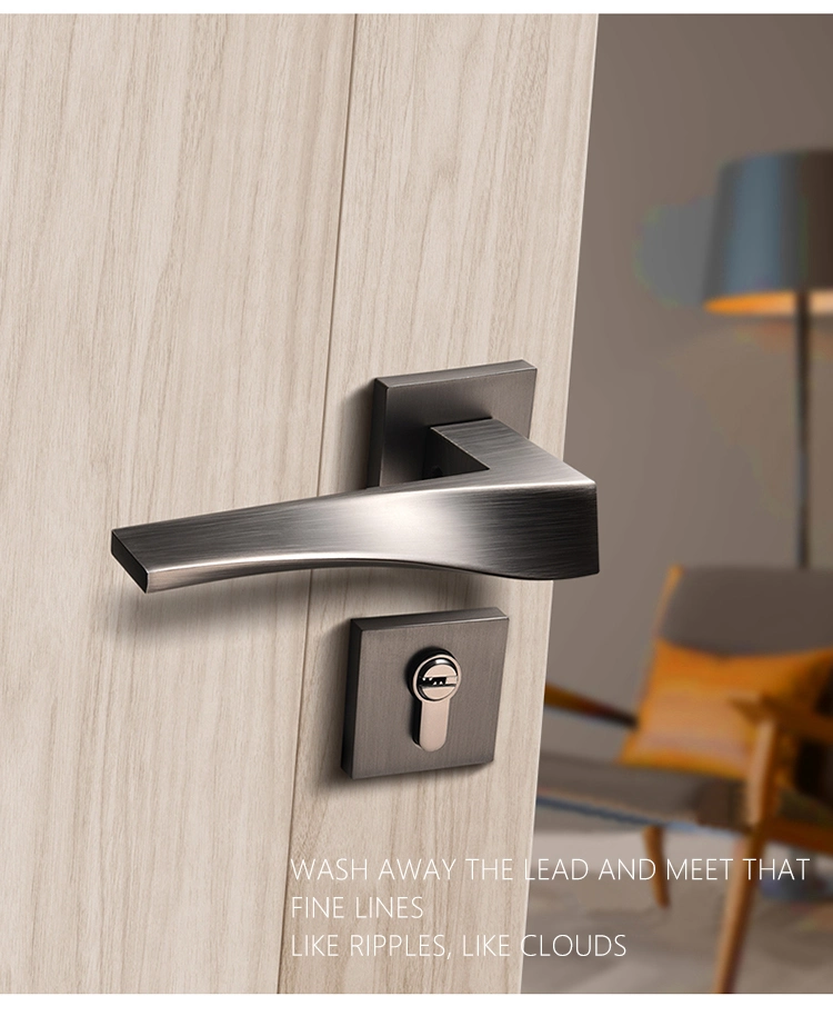 Black Matte Nickel Modern Design Lever Handle