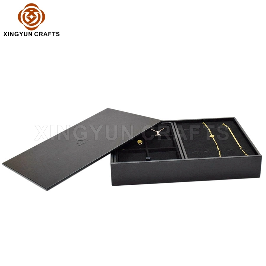 Custom High Quality Double Door Style Box Wooden Jewelry Packaging Gift Box with Golden Lock