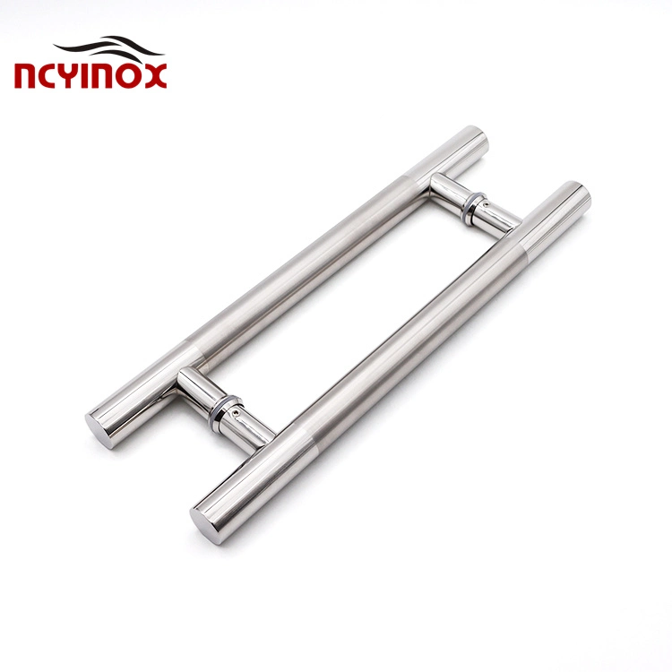 High Quality Anti-Rust Stainless Steel Pull Push Door Handle for Glass Wooden Modern Commercial Door