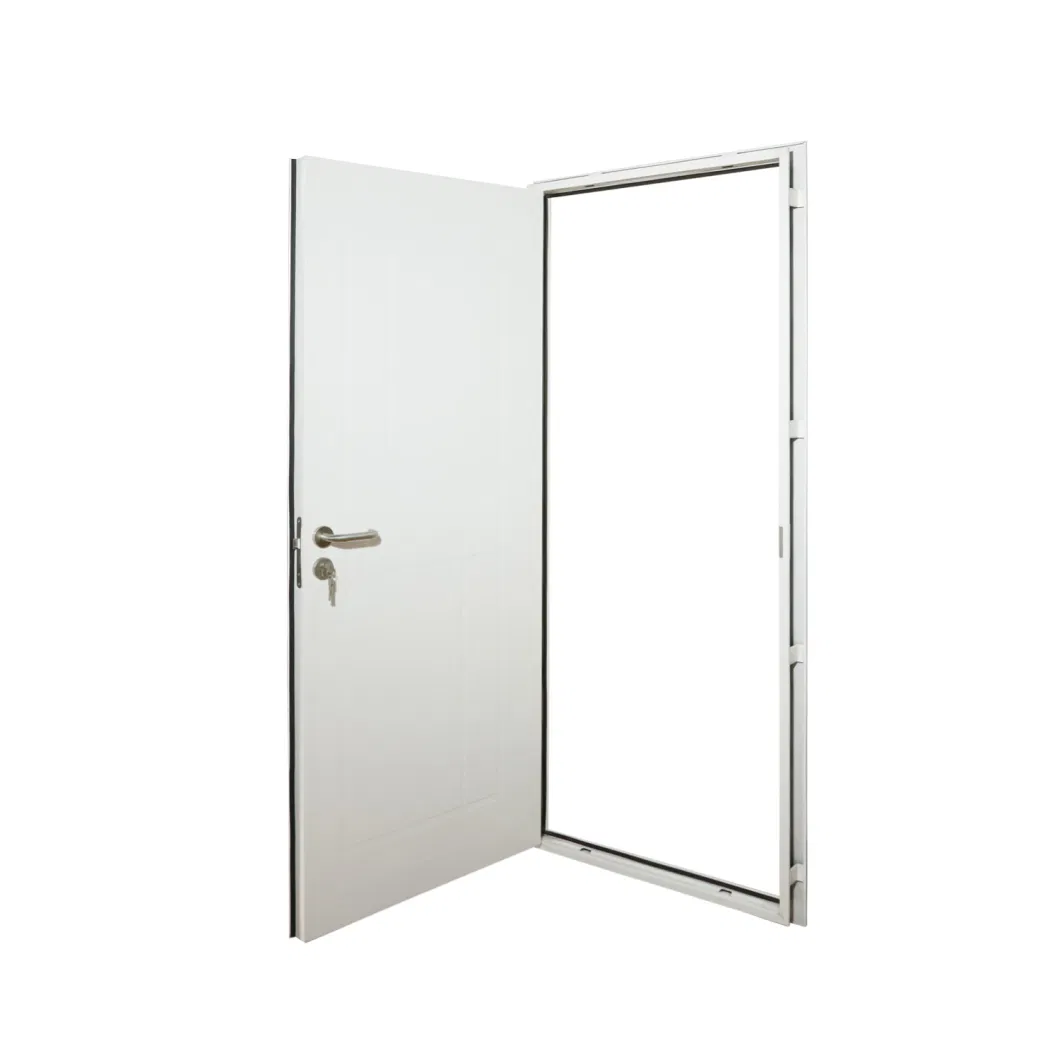 High Quality Cheap Prehung Modern Design Entry T Interior Steel Door Tubular Lock