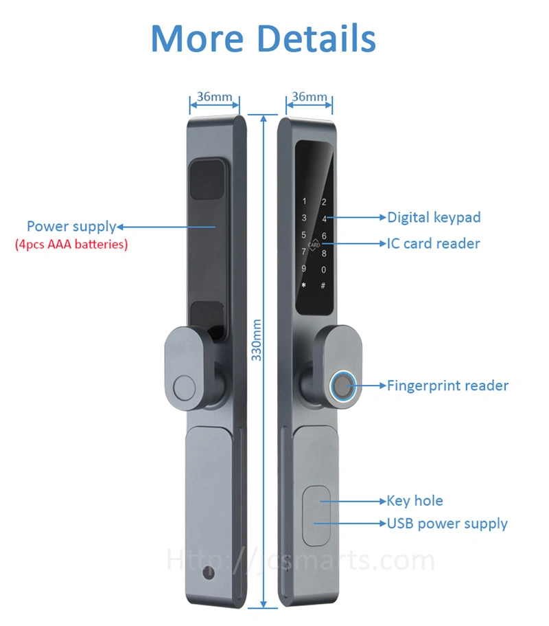 IP66 Waterproof Tuya Smart Home Aluminum Door Lock for Gate