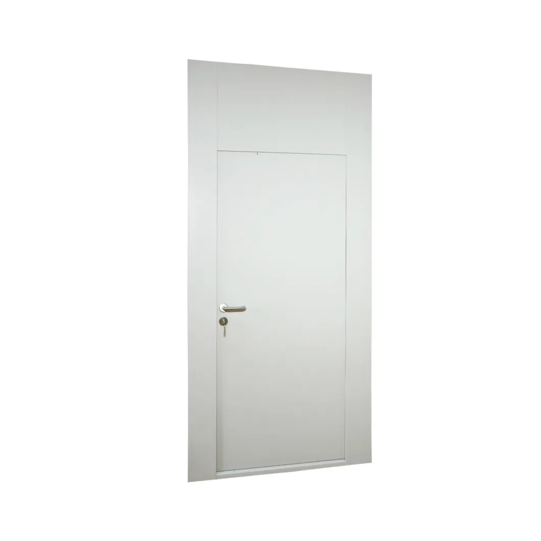 High Quality Cheap Prehung Modern Design Entry T Interior Steel Door Tubular Lock