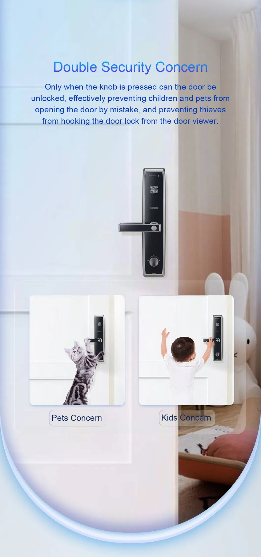 Tuya Mobile APP Fingerprint Password Smart Digital Lock