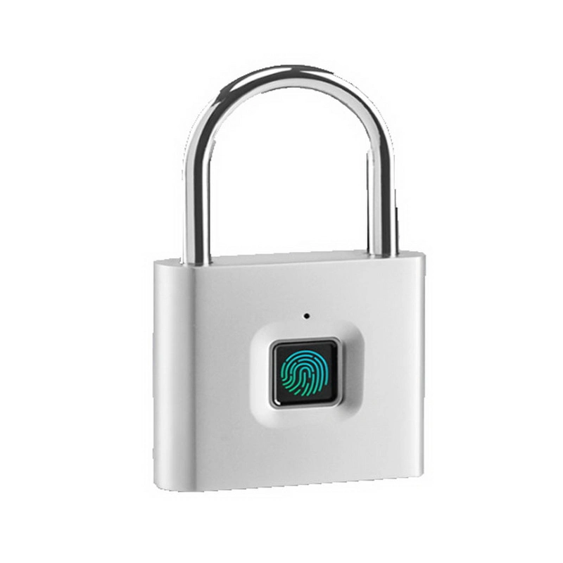 Waterproof Safe Fingerprint Keyless USB Rechargeable Electric Padlock Smart Lock