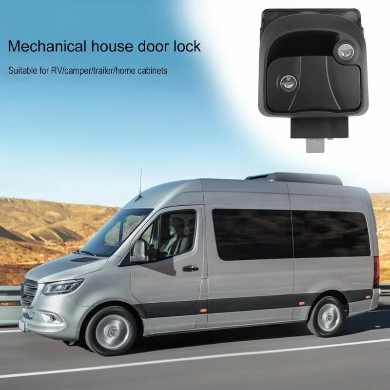 RV Paddle Door Handle RV Door Lactch Entry Door Handle Camper (Trailer) Front Door Handle Door Knob Deadbolt