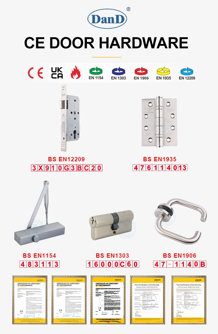 Home Style Door Hardware Round Head CE En1634 Fire Rated Mortise Lock