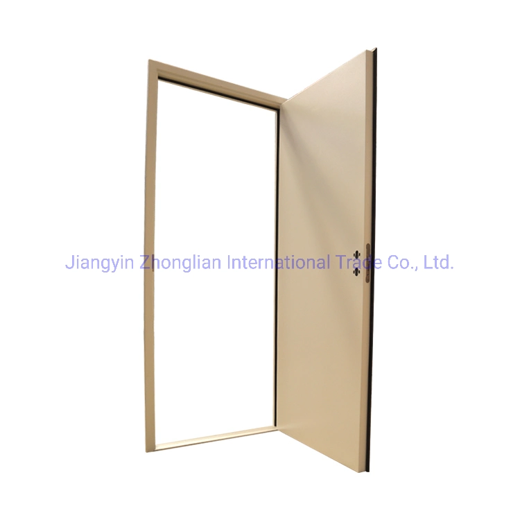 High Quality Cheap Prehung Modern Design Entry T Interior Steel Door Tubular Lock