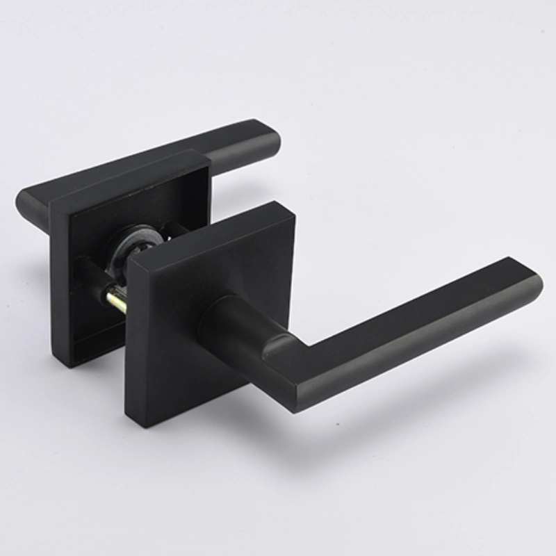 Heavy Duty High Grade Handle Lock Contemporary Interior Door Lock Matte Black