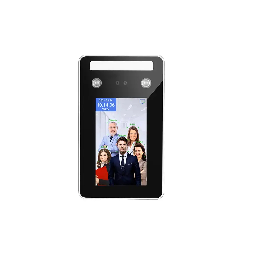 5inch Touch Screen Biometric Online Face Recognition Time Attendance Access Control