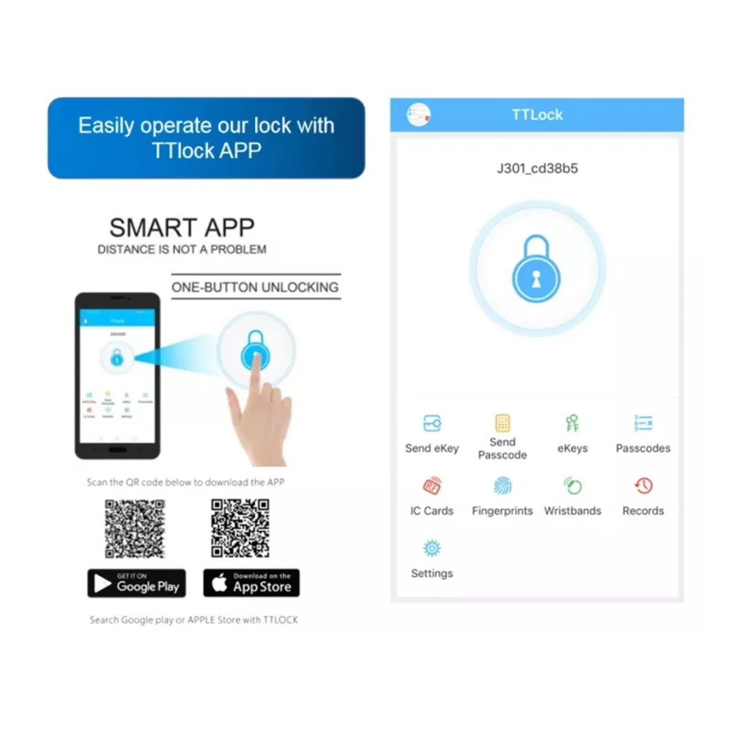 Automatic Biometric Fingerprint Frameless Sliding Electric Smart Glass Door Lock