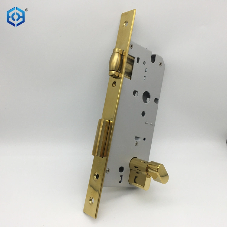 Golden Stainless Steel Roller Latch Mortise Lock