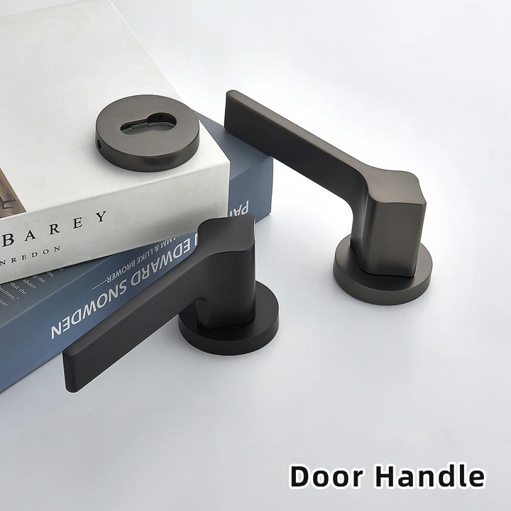 New Arrival Modern Furniture Door Handle Stainless Golden Bedroom Door Lock Handle