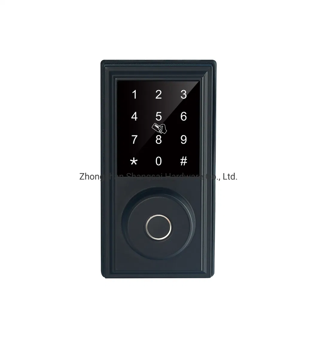 Smart Lock for Front Door with Touch Screen Keypad and Fingerprint for Keyless Entry (or Keyed Entry) , Electronic Smart Door Lock Deadbolt