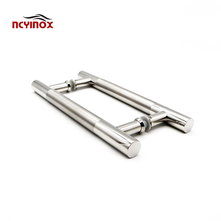 High Quality Anti-Rust Stainless Steel Pull Push Door Handle for Glass Wooden Modern Commercial Door