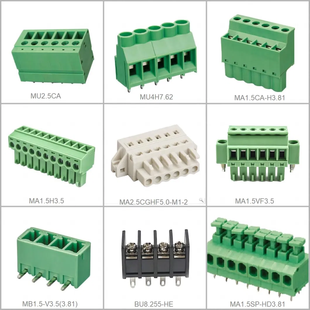 Front 2, 5-H/SA 5 2p-24p Screw Connction PCB Connector Terminal Block