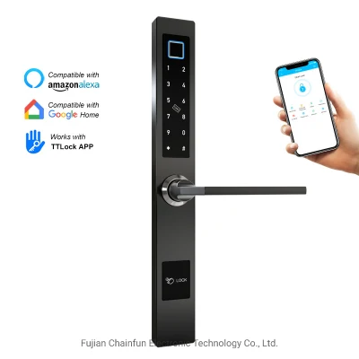  Smart Sensitive Recognition Security Password Спальня отеля Wood Digital Door Блокировка