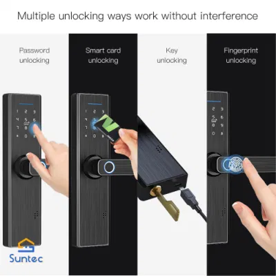  Цифровая электронная цифровая сенсорная камера с функцией распознавания отпечатков пальцев Tuya WiFi Smart Lock