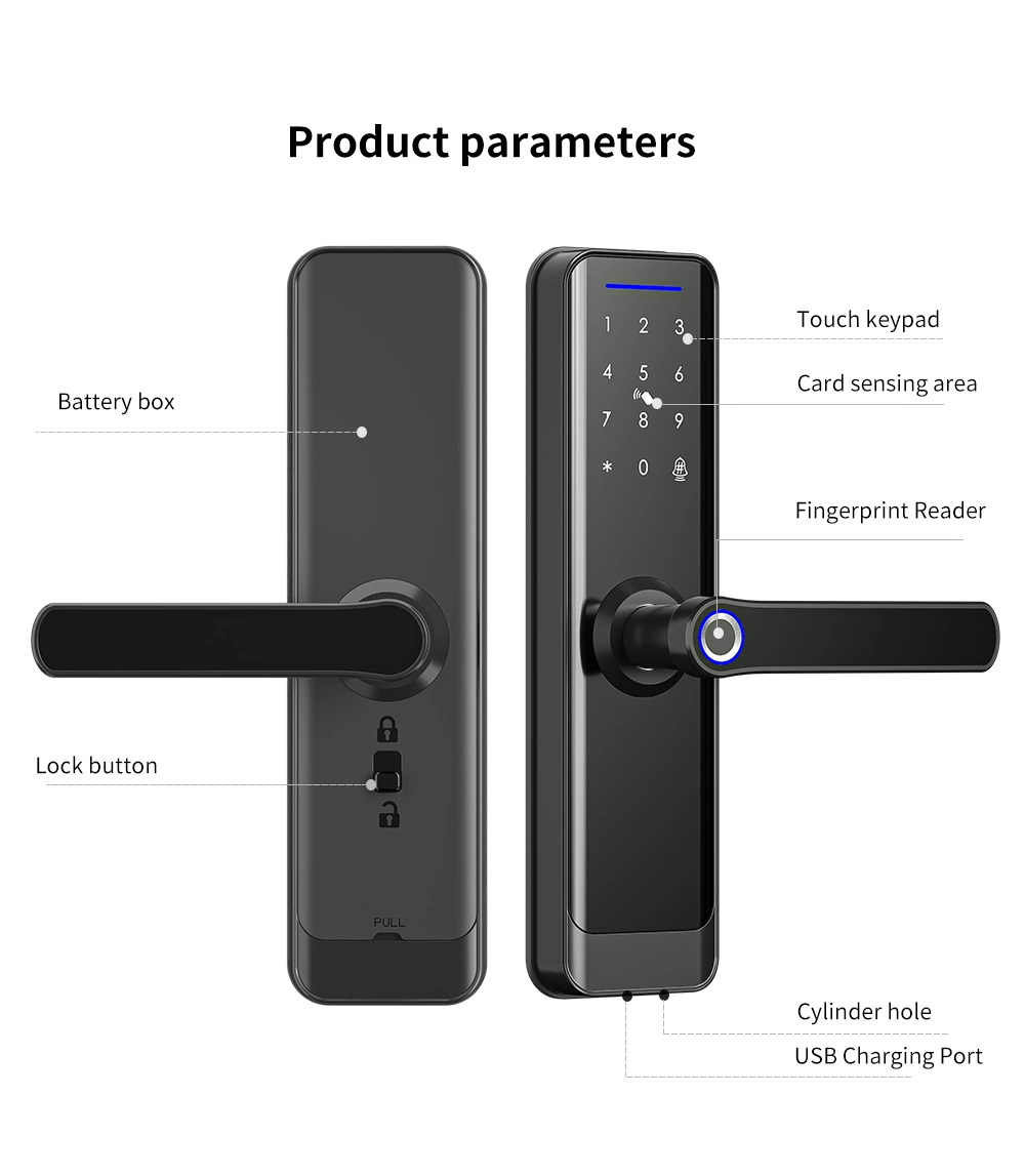 Hot Selling Factory Price Ttlock APP Smart Lock Tuya Smart Door Lock for Airbnb Apartment Condominium Hotel Smart Home