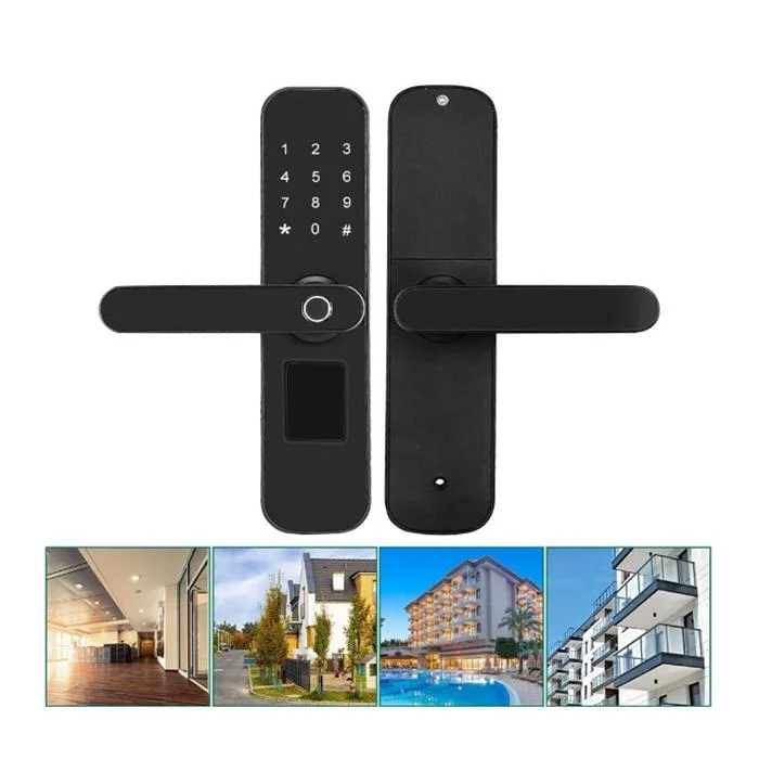 Fingerprint Smart Door Lock with Keypad Handle for Home, Apartment, Office, Front Door, Bedroom, Keyless Entry Door Lock