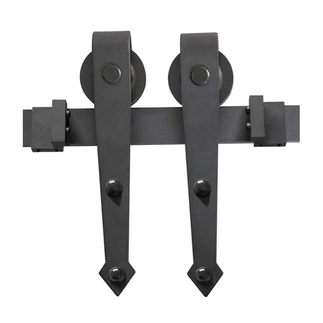 Black Classic Barn Door Hardware for Sliding Barn Doors