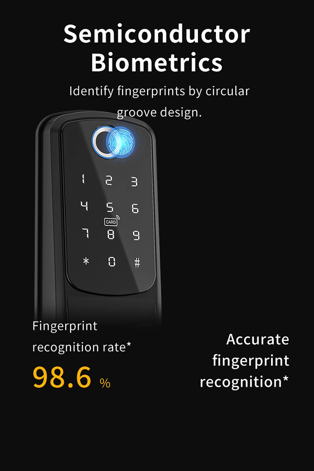 Waterproof Smart Lock High Security Door Lock Digital Door Lock Smart Locks for Front Door