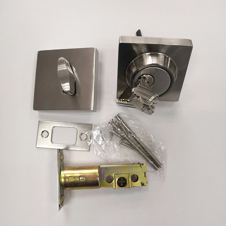 Square Sn Wholesale Zinc Alloy Deadlock Deadbolt Lock Lock Door