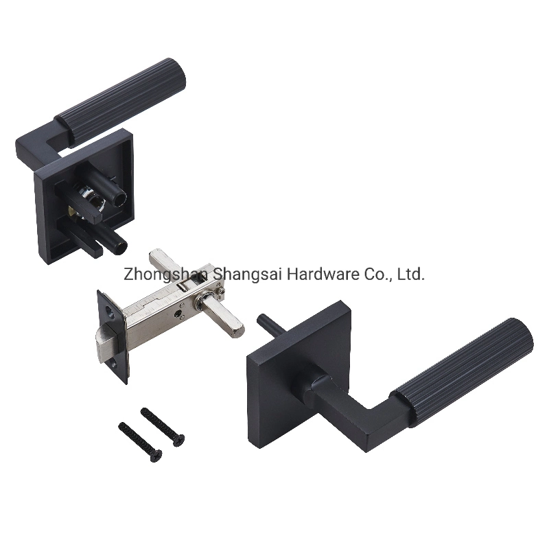 High Quality Knurled Door Lever Handle Heavy Duty Modern Design Door Lock