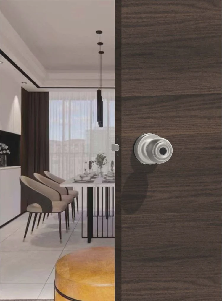 Entry Safety Professional Bedroom Electronic Biometric Fingerprint Control Smart Door Knobs Lock