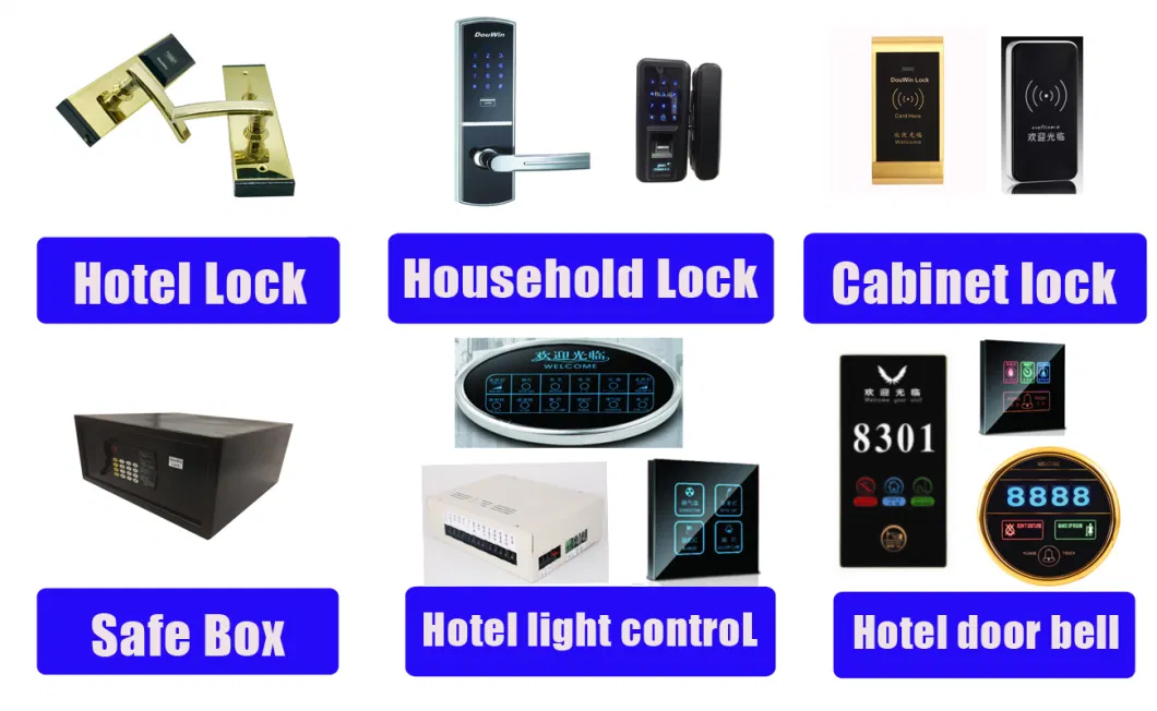 Equipment Safety Biometric Door Handle Fingerprint Lock