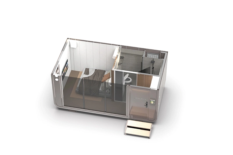 Prefabricated Mini House Micro Flat Nano Apartment Small-Space Living Home