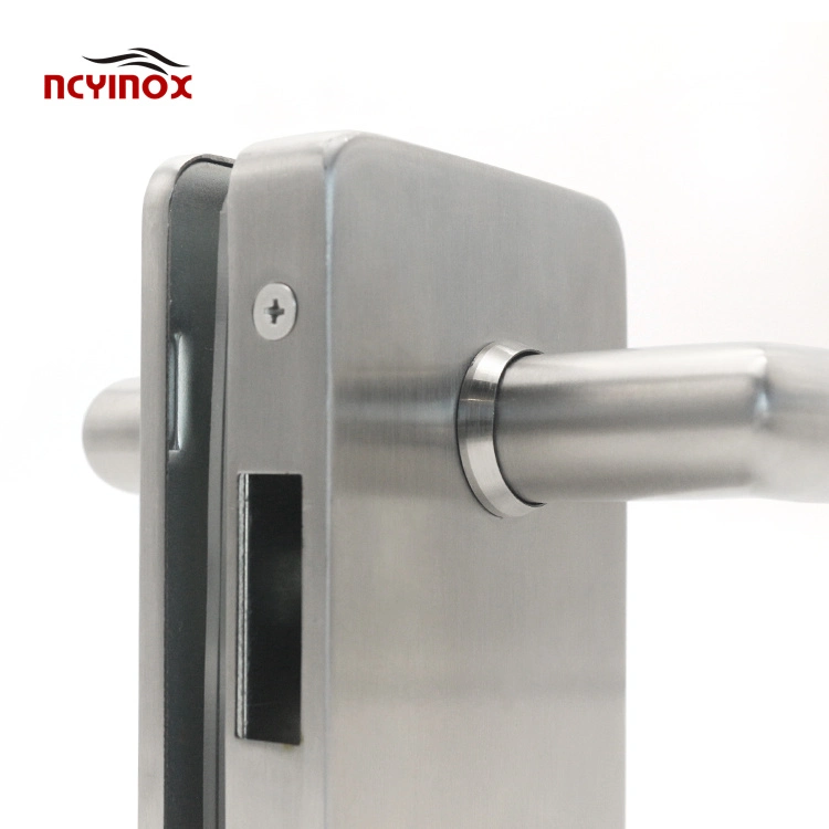 Modern Office Glass Door Square Centre Lock with Three Keys for Glass Door