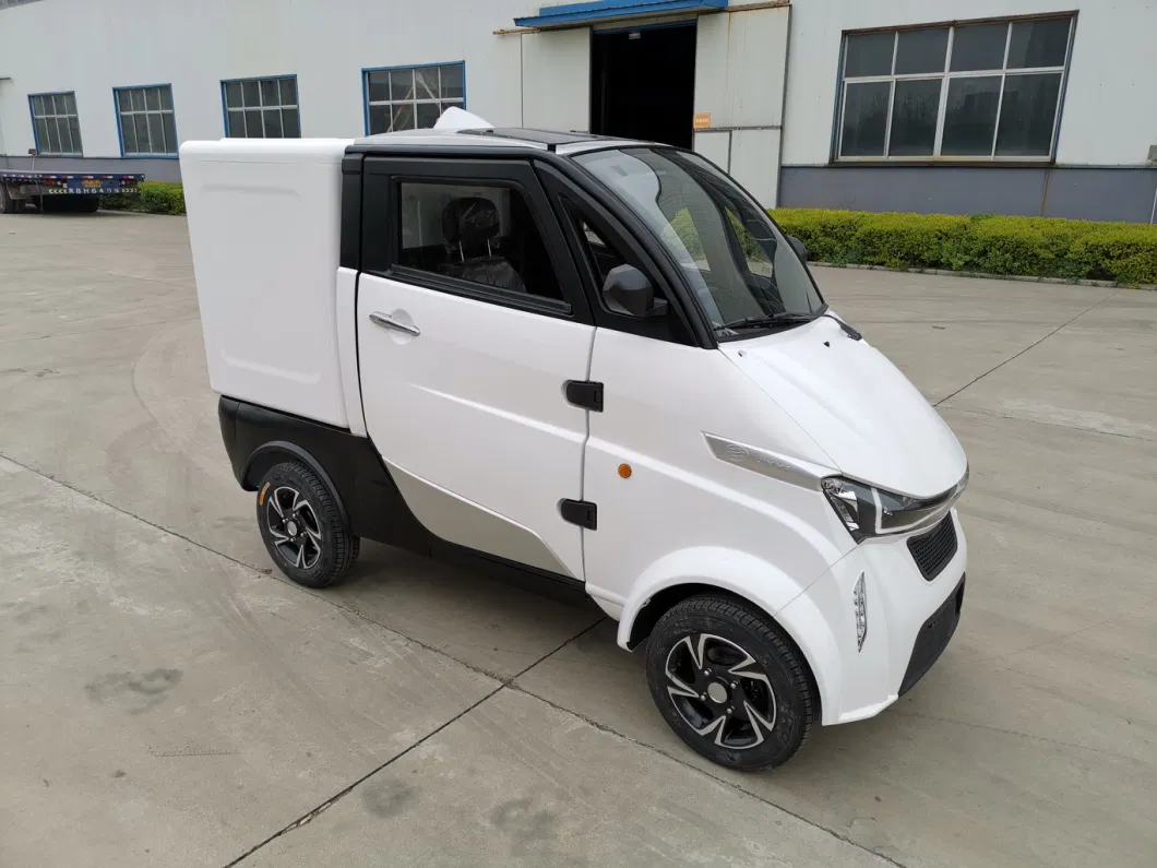 Electric Four Wheel Mini Smart Cargo Van Pickup with One Seater