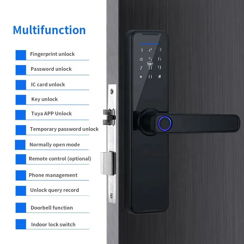 Smart Lock Fingerprint Unlock Door Hardware Furniture Hardware