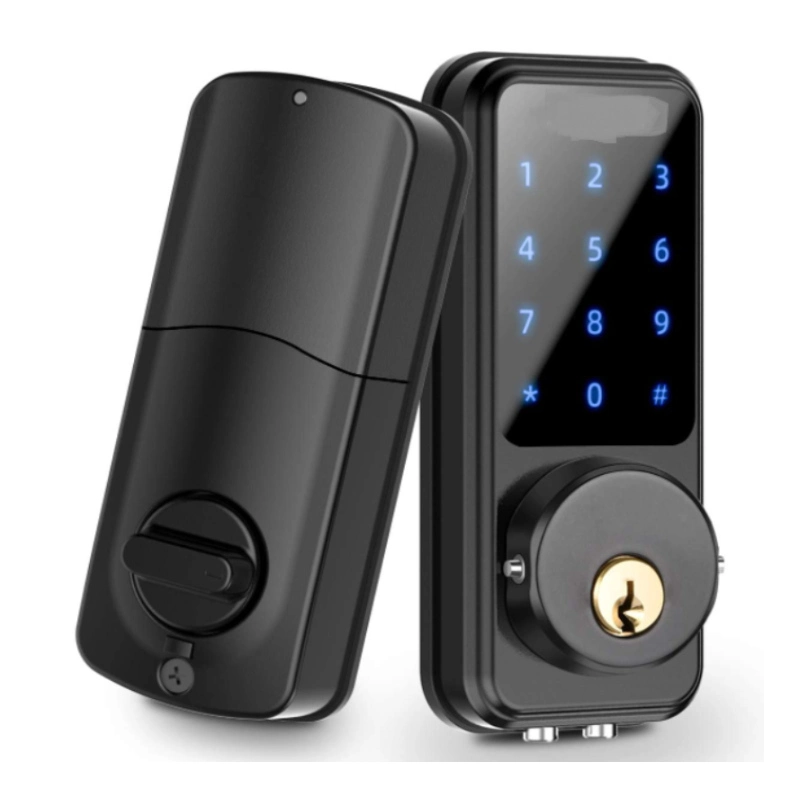 Keyless Entry Door Lock, Fingerprint Electronic Keypad Deadbolt Lock, Smart Lock for Front Entry Door