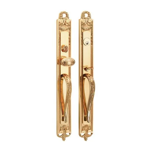 Luxury Vintage Style Door Lock Brass Door Handle Lock