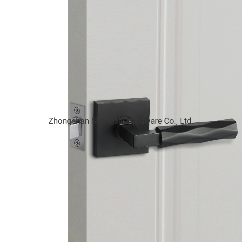 Entry Lever Door Handle for Privacy, Keyless Lockset Reversible Lever for Right &amp; Left Handle Doors