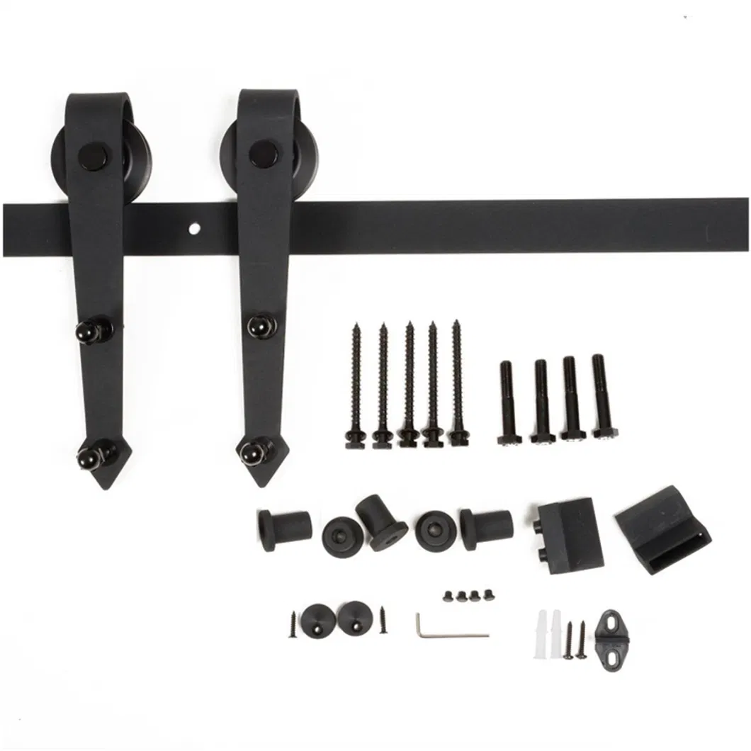 Black Classic Barn Door Hardware for Sliding Barn Doors