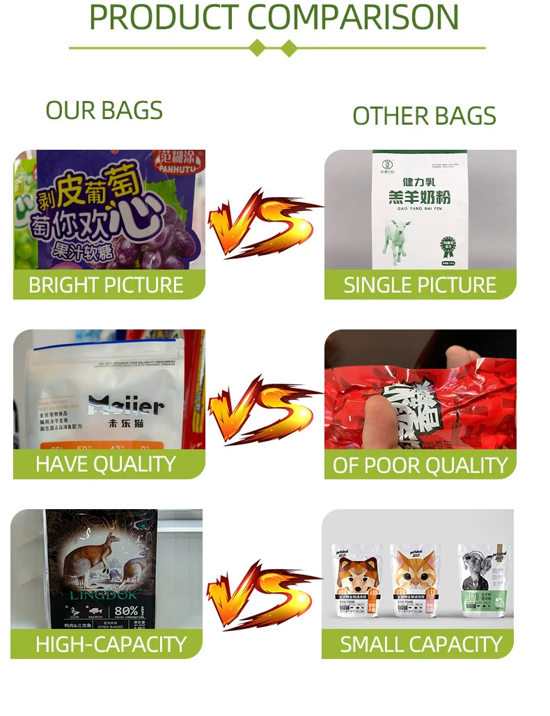 Plastic Cat Litter Packaging Bag with Carring Handle for Pet Food Packaging