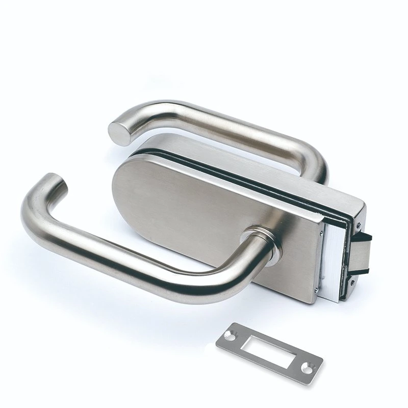 Stainless Steel 304 Big Office Glass Door Lock Lever Security